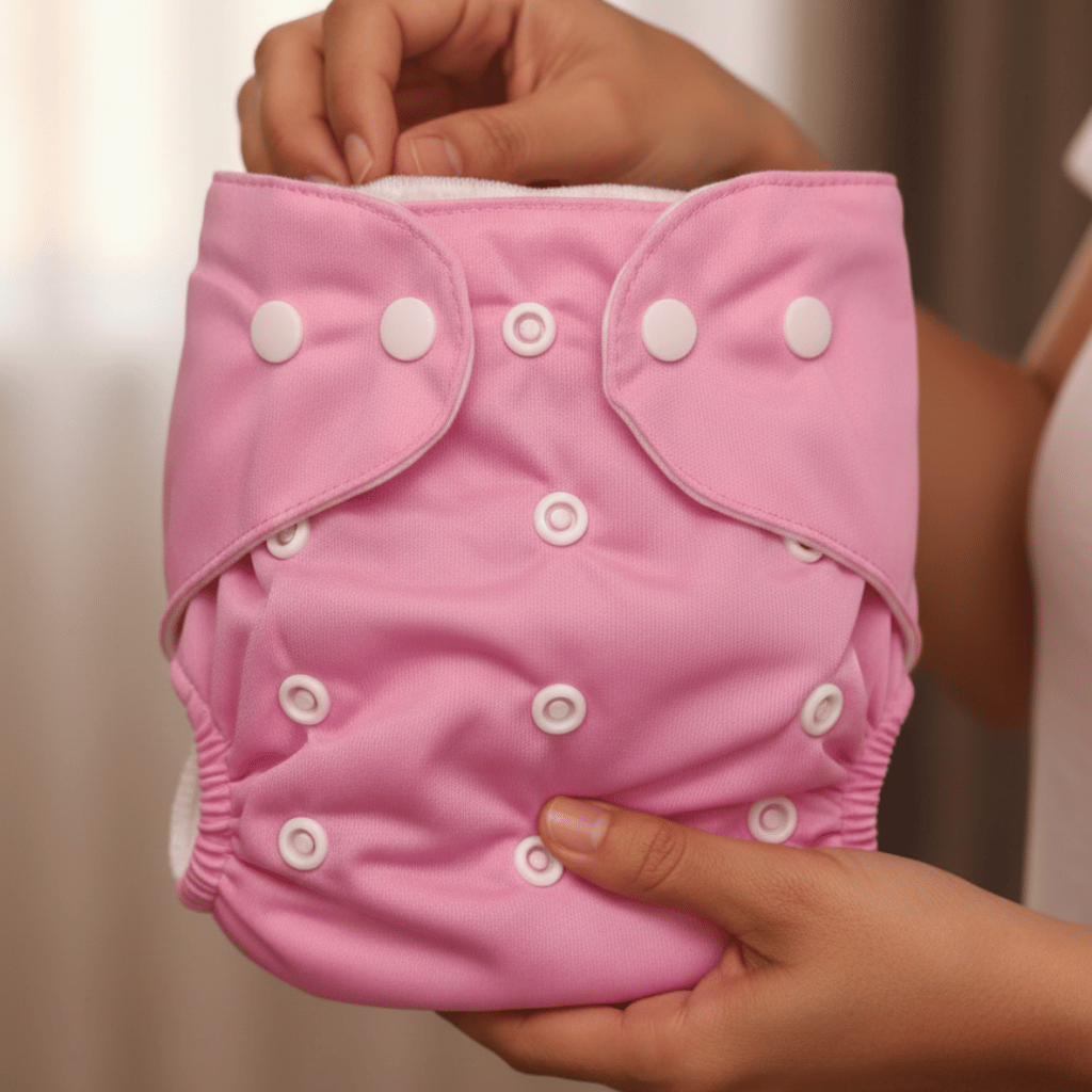 Leak-Proof Reusable Cloth Diapers - Ultra Soft Washable Nappy for Newborns & Infants (Rash-Free)