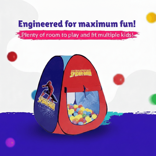 Pop-Up Kids Tent House (Age 1-4) - Foldable Indoor & Outdoor Play Tent