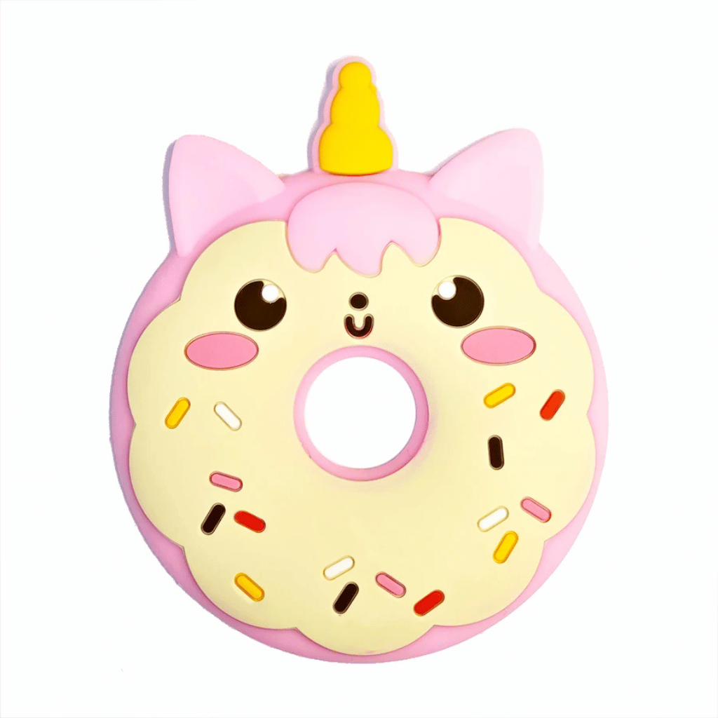 Infant Teether & Newborn Teething Toy | Soft Silicone Panda Steering Wheel for Infants (BPA-Free)