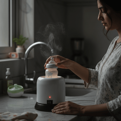 3-in-1 Electric Baby Feeder Warmer & Sterilizer - Fast Milk & Food Warmer for All Bottles