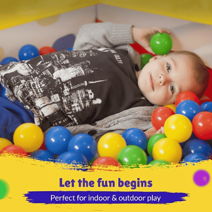 Pop-Up Kids Tent House (Age 1-4) - Foldable Indoor & Outdoor Play Tent