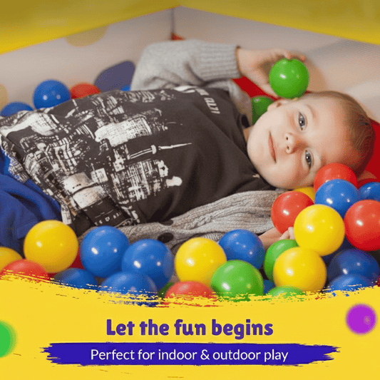 Pop-Up Kids Tent House (Age 1-4) - Foldable Indoor & Outdoor Play Tent