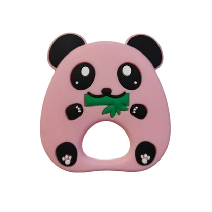Infant Teether & Newborn Teething Toy | Soft Silicone Panda Steering Wheel for Infants (BPA-Free)