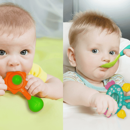 Newborn Baby Toys - Rattle Set for Infants 6 Months & Above - Essential Sound Making Baby Toy Gift Box