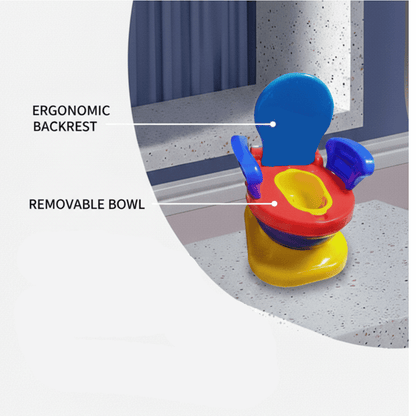 3-in-1 Baby Potty Trainer Seat - Infant & Toddler Potty, Hygienic & Easy-Clean