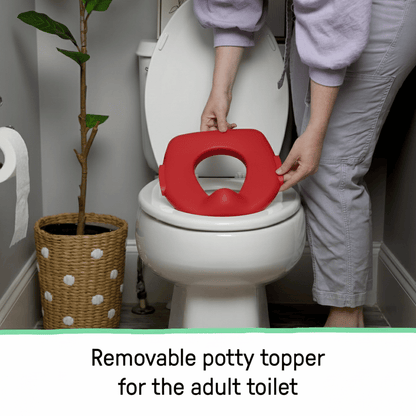 3-in-1 Baby Potty Trainer Seat - Infant & Toddler Potty, Hygienic & Easy-Clean