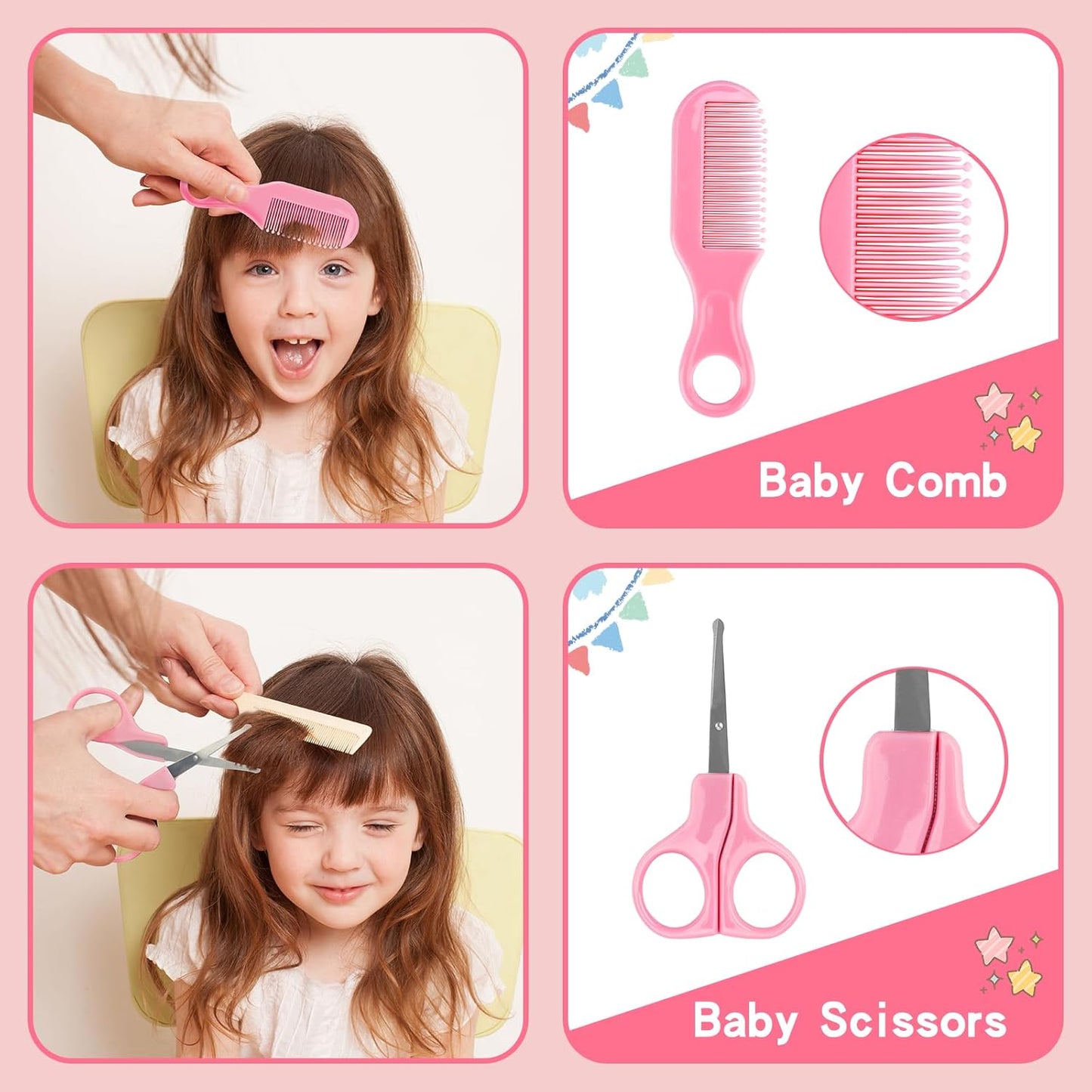 Premium 13-in-1 Newborn & Infant Grooming Kit - Complete Baby Care Essentials Set with Digital Thermometer & Aspirator