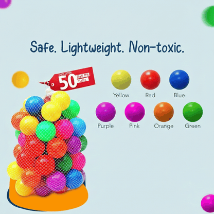 Pop-Up Kids Tent House (Age 1-4) - Foldable Indoor & Outdoor Play Tent