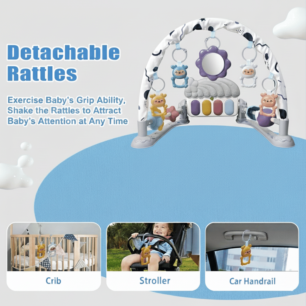 Baby Piano Gym: Playmat for Newborn, Infant Playmat & Play Mat for Newborns