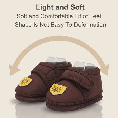 Stay-On Soft Newborn Booties (Pack of 3 Pairs) - 0-3 Months Anti-Slip Infant Crib Shoes