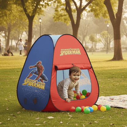 Pop-Up Kids Tent House (Age 1-4) - Foldable Indoor & Outdoor Play Tent