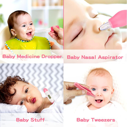 Premium 13-in-1 Newborn & Infant Grooming Kit - Complete Baby Care Essentials Set with Digital Thermometer & Aspirator