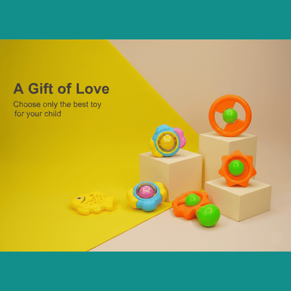 Newborn Baby Toys - Rattle Set for Infants 6 Months & Above - Essential Sound Making Baby Toy Gift Box