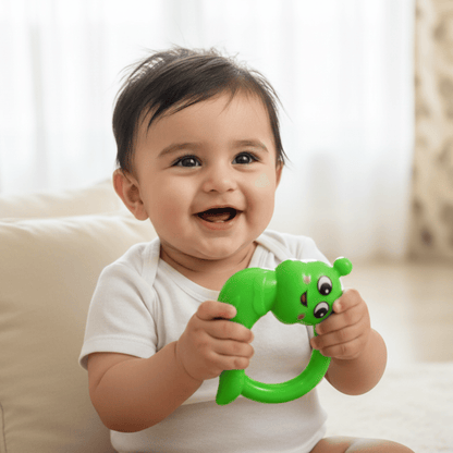 Newborn Baby Toys - Rattle Set for Infants 6 Months & Above - Essential Sound Making Baby Toy Gift Box